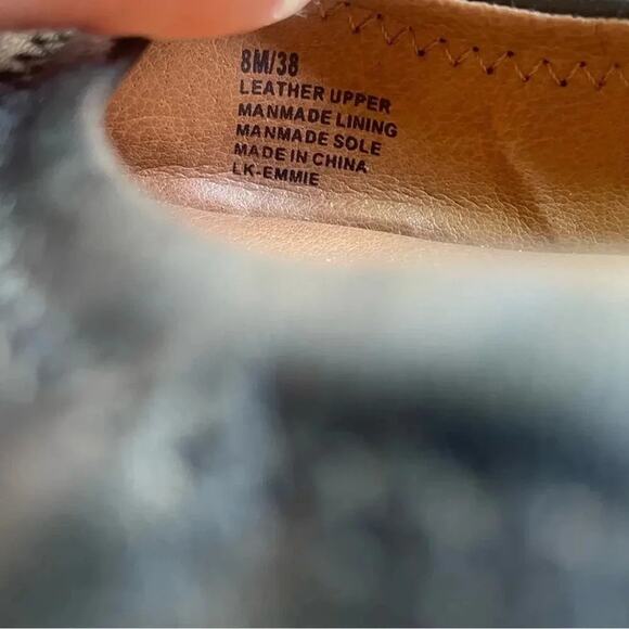 Lucky Brand Women’s Sz 38 / US 8 Emmie Ballet Flats in Black Leather - Picture 8 of 9